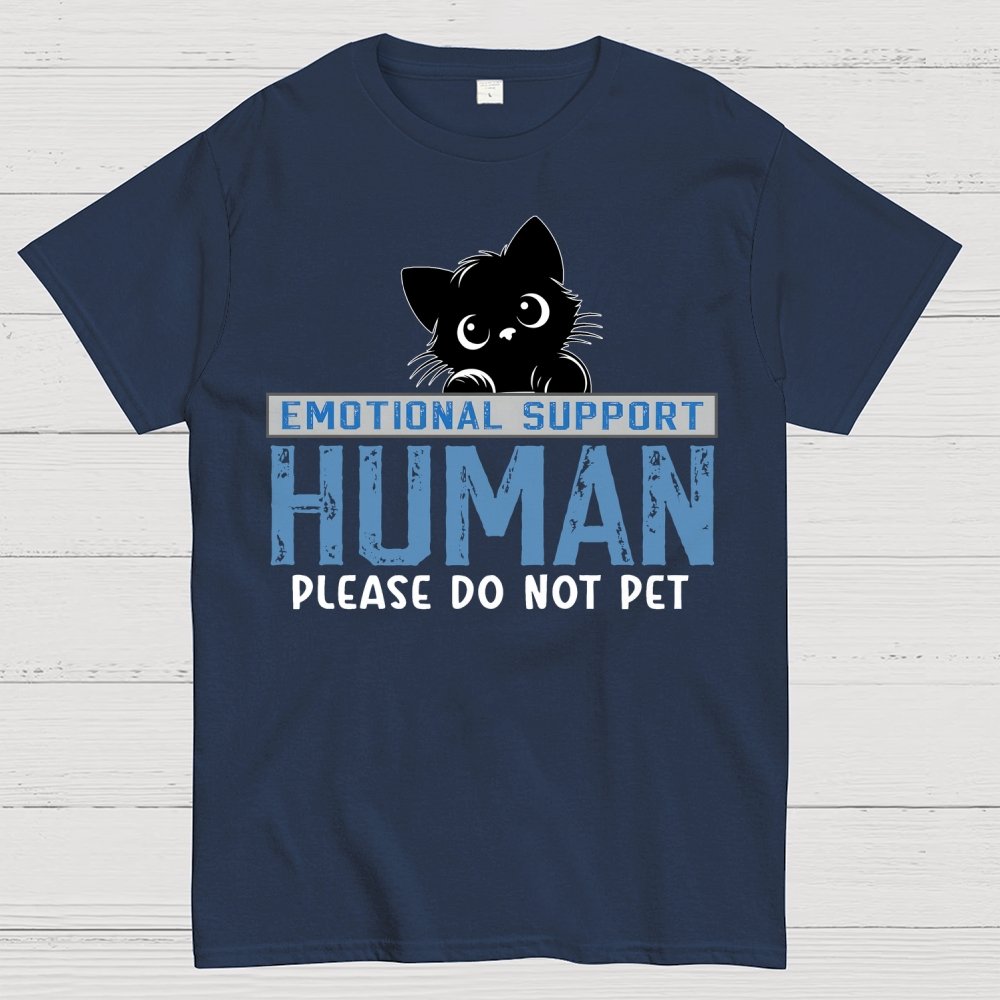 Emotional Support Human Of Cat Geek T-Shirt