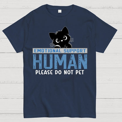 Emotional Support Human Of Cat Geek T-Shirt