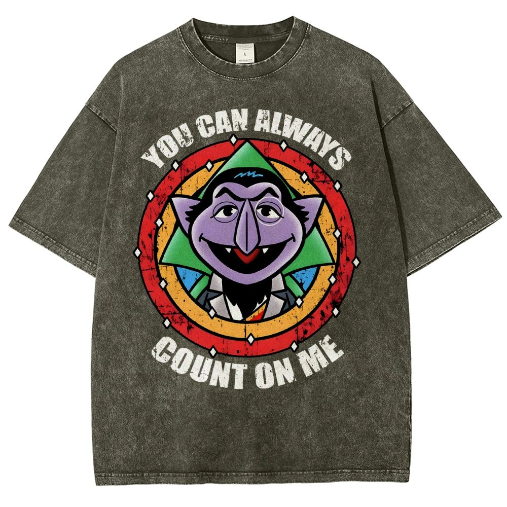 Count On Me Vintage Distressed T-shirt
