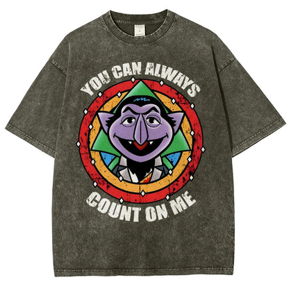 Count On Me Vintage Distressed T-shirt