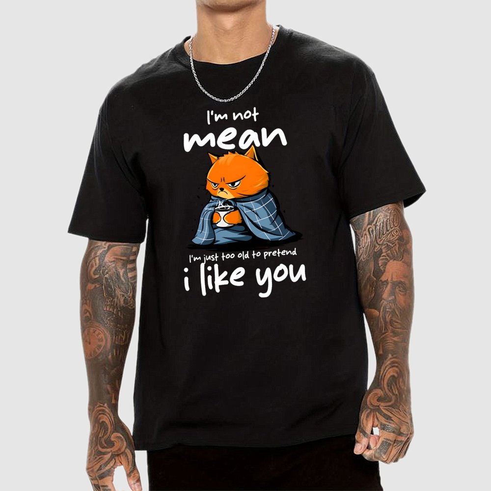 I Am Not Mean Geek T-Shirt