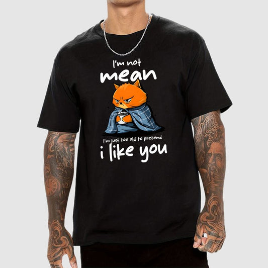 I Am Not Mean Geek T-Shirt