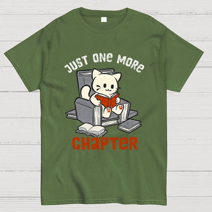 Just One More Chapter Cat Geek T-Shirt