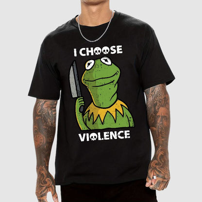 I Choose Violence Geek T-Shirt
