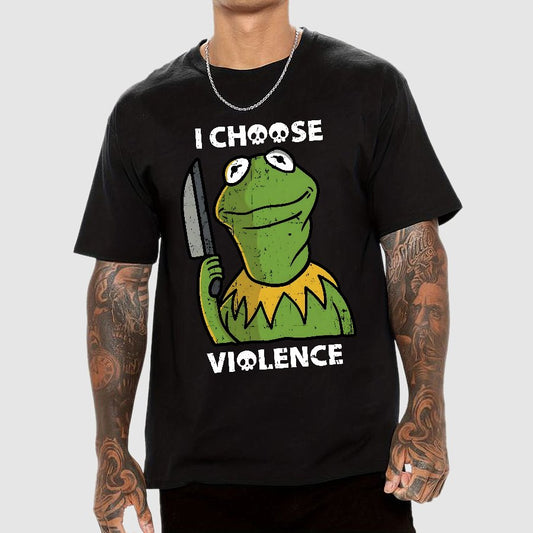 I Choose Violence Geek T-Shirt