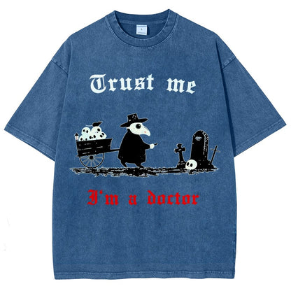Trust Me I'm A Doctor Vintage Distressed T-shirt