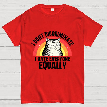 I Hate Everyone Equally Geek T-Shirt