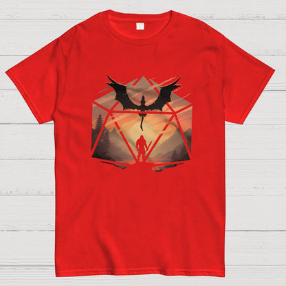 Staredown d20 Geeky T-Shirt