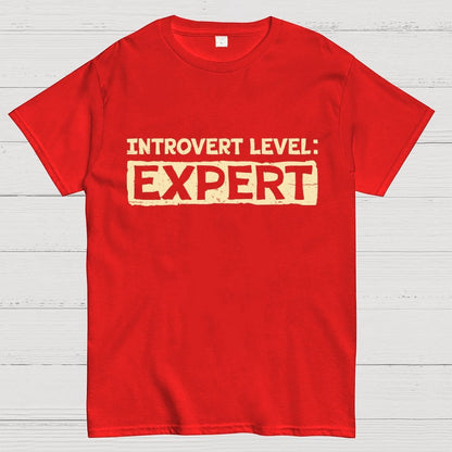 Introvert Level Expert  Geek T-Shirt
