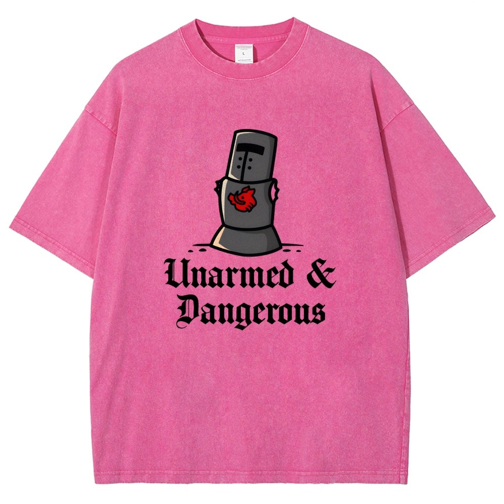 Unarmed And Dangerous Vintage Distressed T-shirt