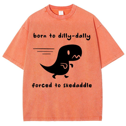 Forced To Skedaddle Vintage Distressed T-shirt