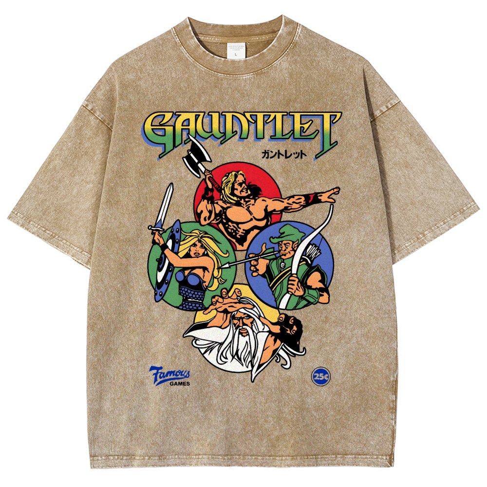 Gauntlet Retro Vintage Arcade Gaming Vintage Distressed T-shirt