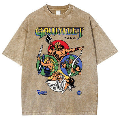 Gauntlet Retro Vintage Arcade Gaming Vintage Distressed T-shirt