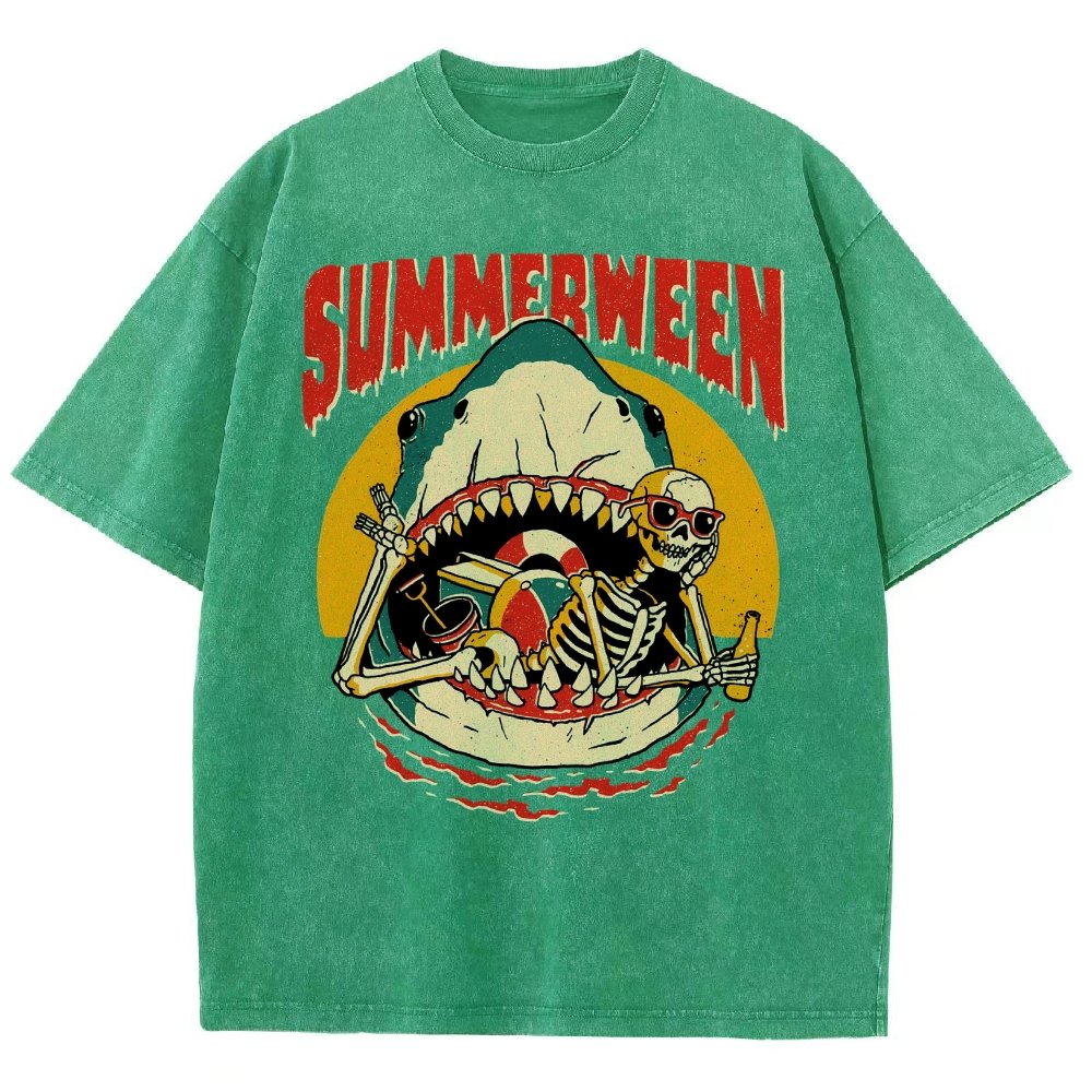 Summerween Vintage Distressed T-shirt
