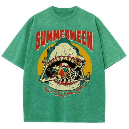 Summerween Vintage Distressed T-shirt