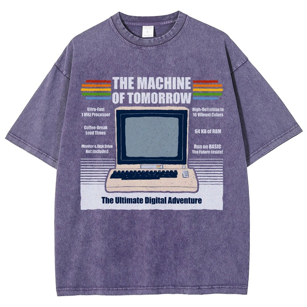 The Machine of Tomorrow Vintage Distressed T-shirt