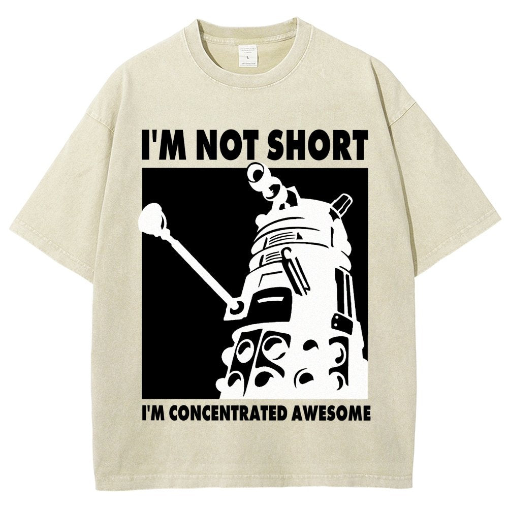 I'm Not Short I'm Concentrated Awesome Vintage Distressed T-shirt