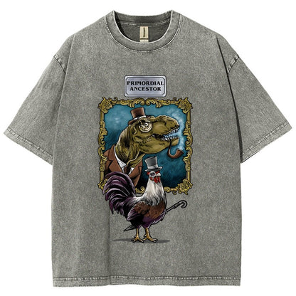 Primordial Ancestor Vintage Distressed T-shirt