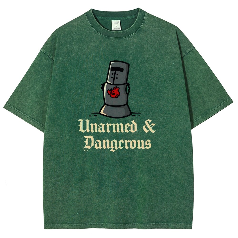 Unarmed And Dangerous Vintage Distressed T-shirt
