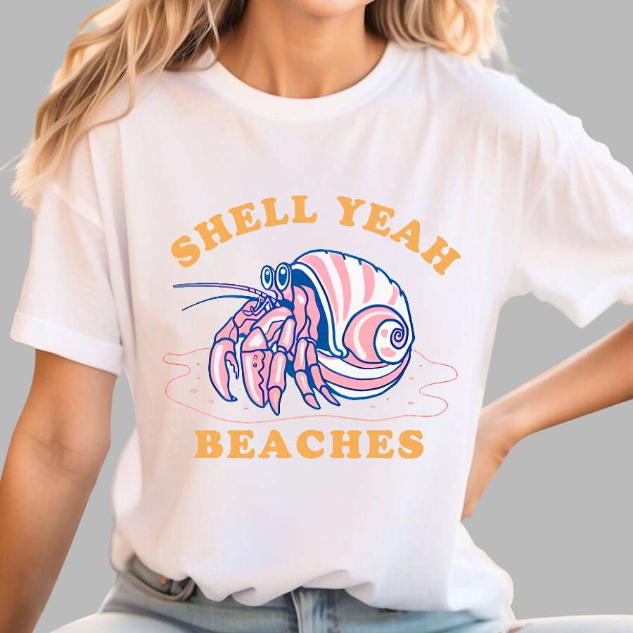 Shell Yeah Beaches Geek T-Shirt