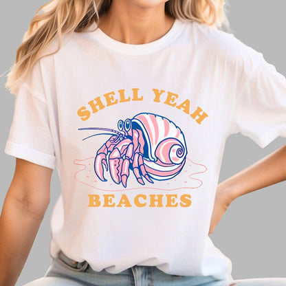 Shell Yeah Beaches Geek T-Shirt