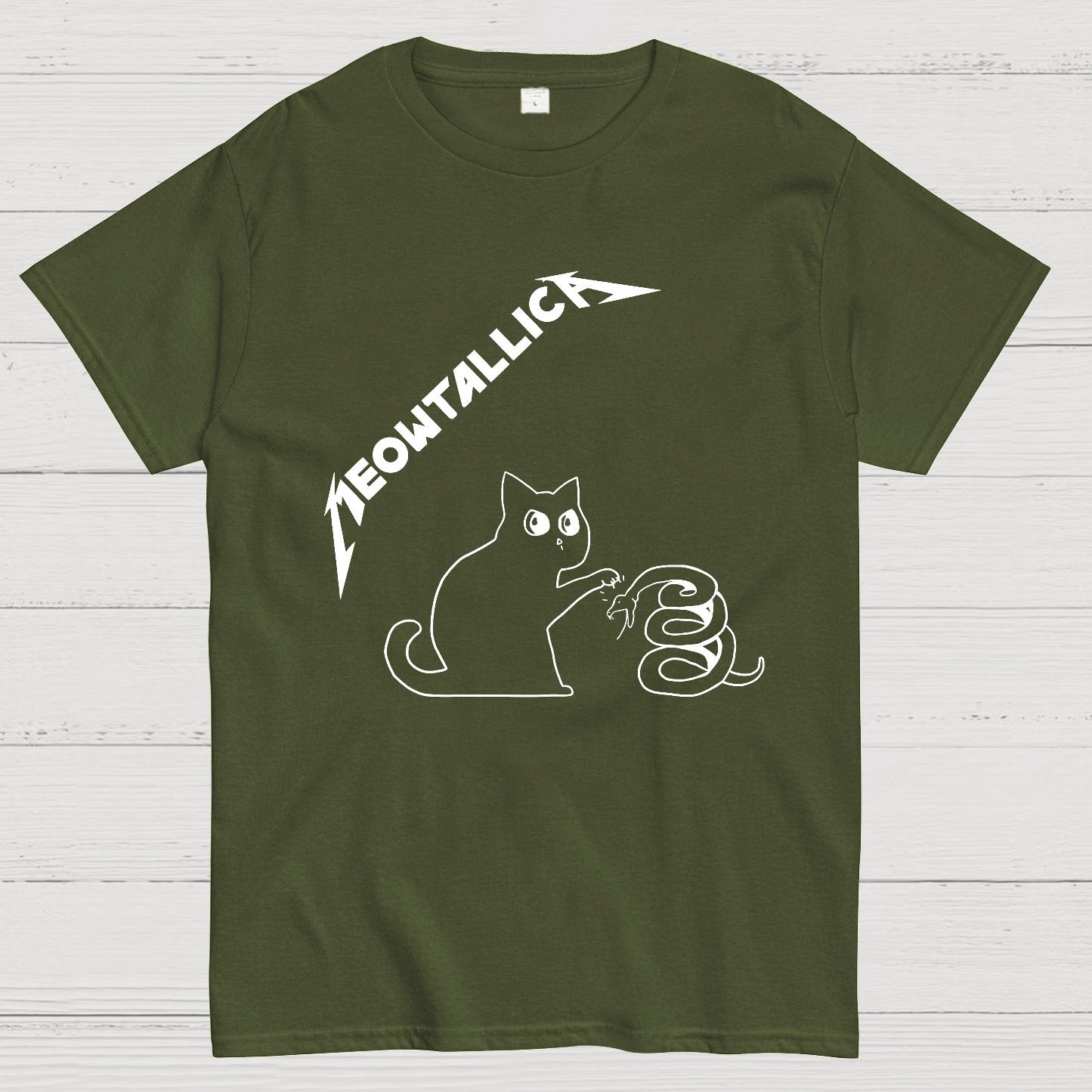 The Black Meow Geek T-Shirt