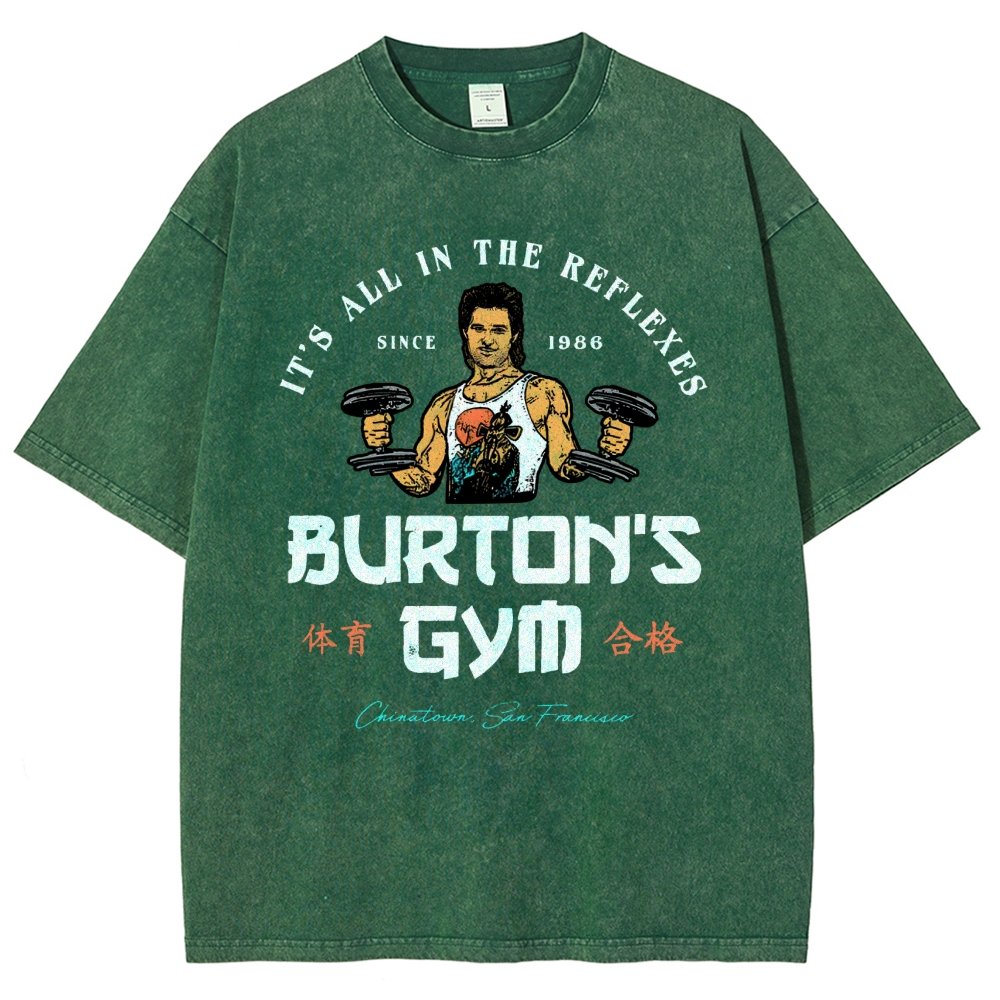 Burton's Gym Vintage Distressed T-shirt