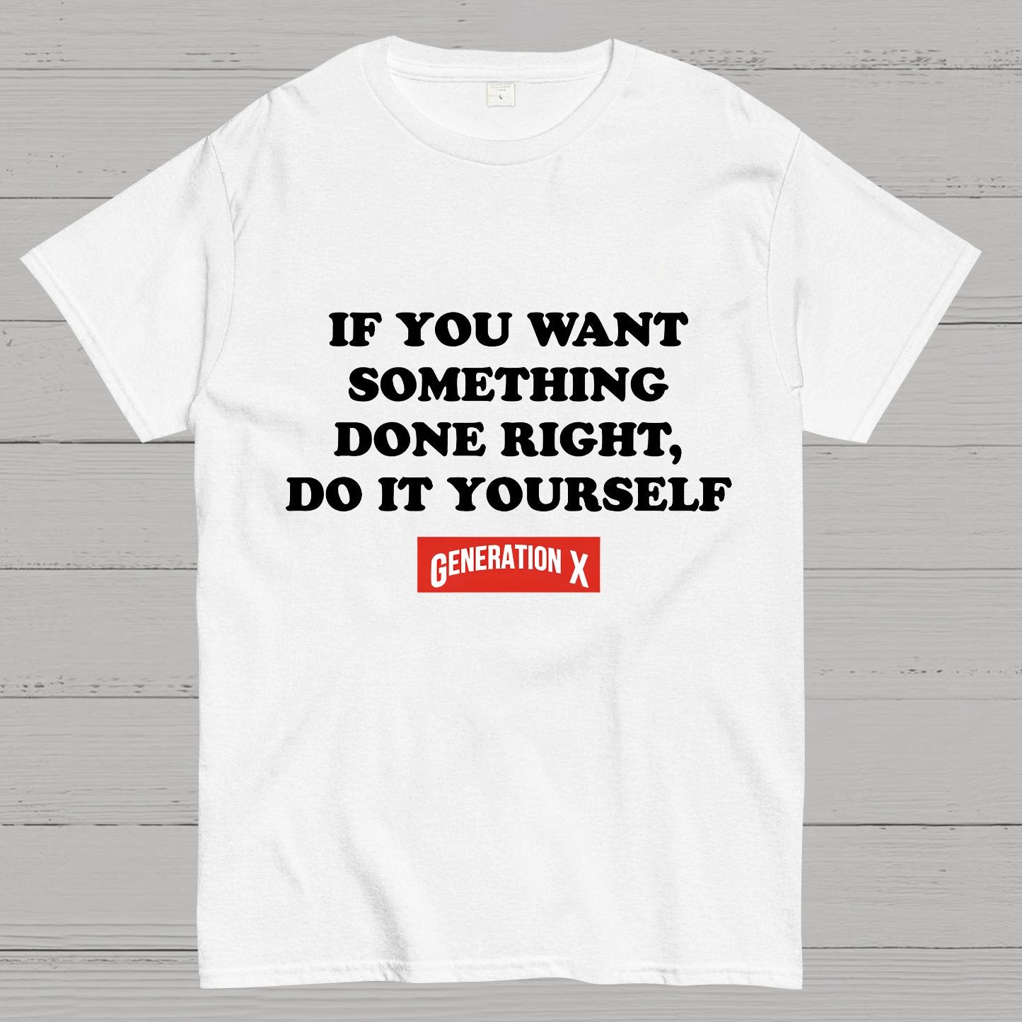 Do It Yourself Light Generation X Geeky T-Shirt
