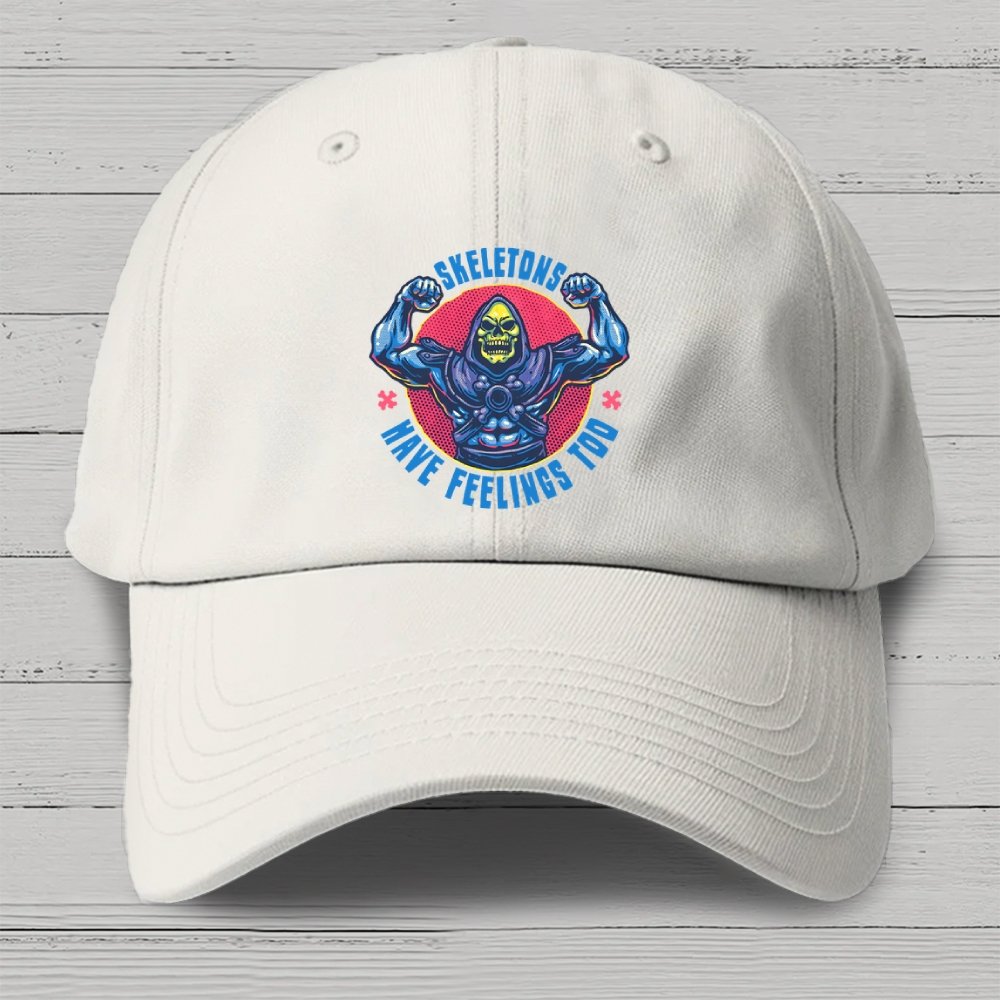 Skeletons have feeling too Cotton Hat