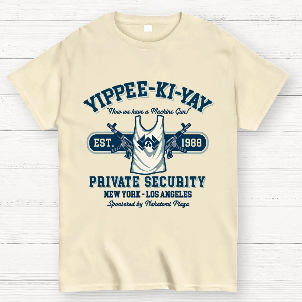 Yippee Ki Yay Security NY-LA Geek T-Shirt
