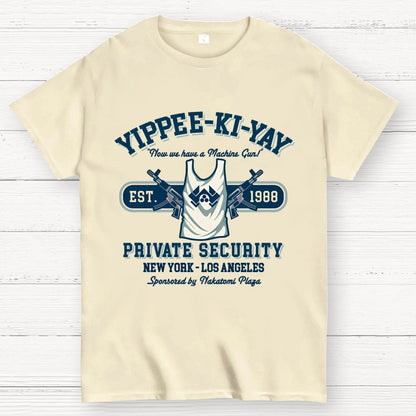 Yippee Ki Yay Security NY-LA Geek T-Shirt
