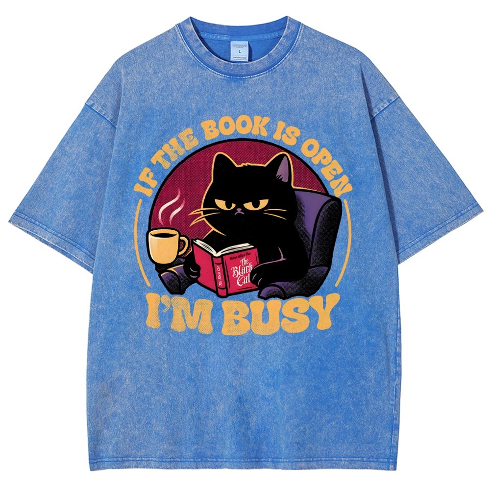 I'm Busy Vintage Distressed T-shirt