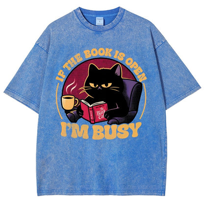 I'm Busy Vintage Distressed T-shirt