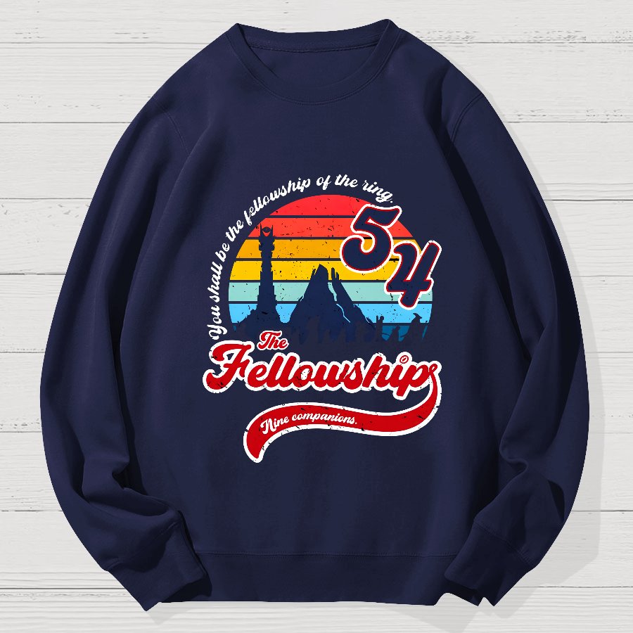 Nine Friends Geek Cotton Sweatshirt