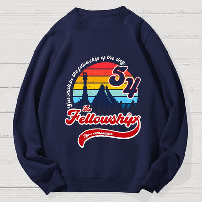 Nine Friends Geek Cotton Sweatshirt