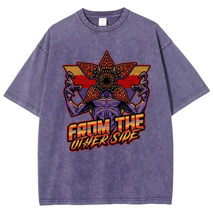 Dimensional Monster Vaporwave Vintage Distressed T-shirt