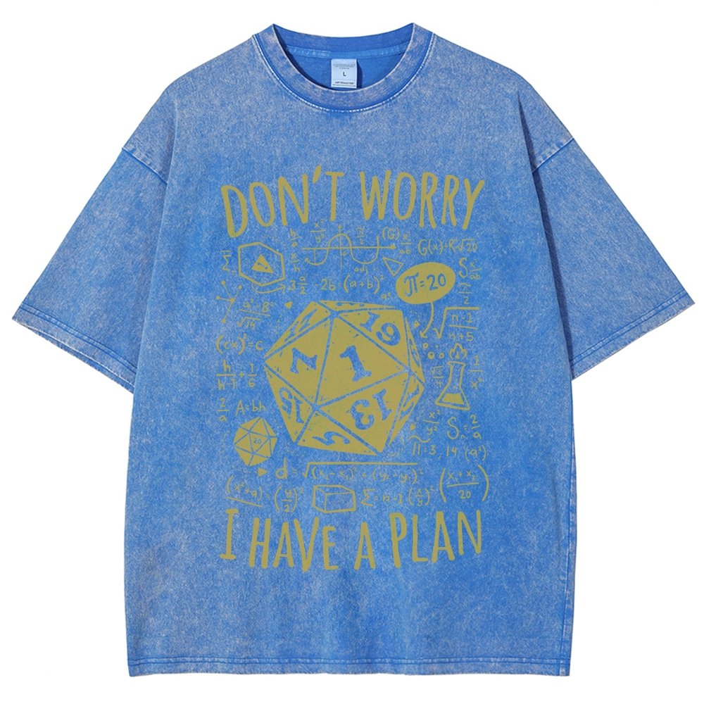 I Have A Plan Vintage Distressed T-shirt