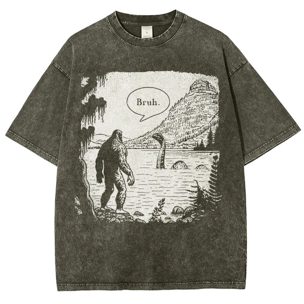 Bruh Vintage Distressed T-shirt