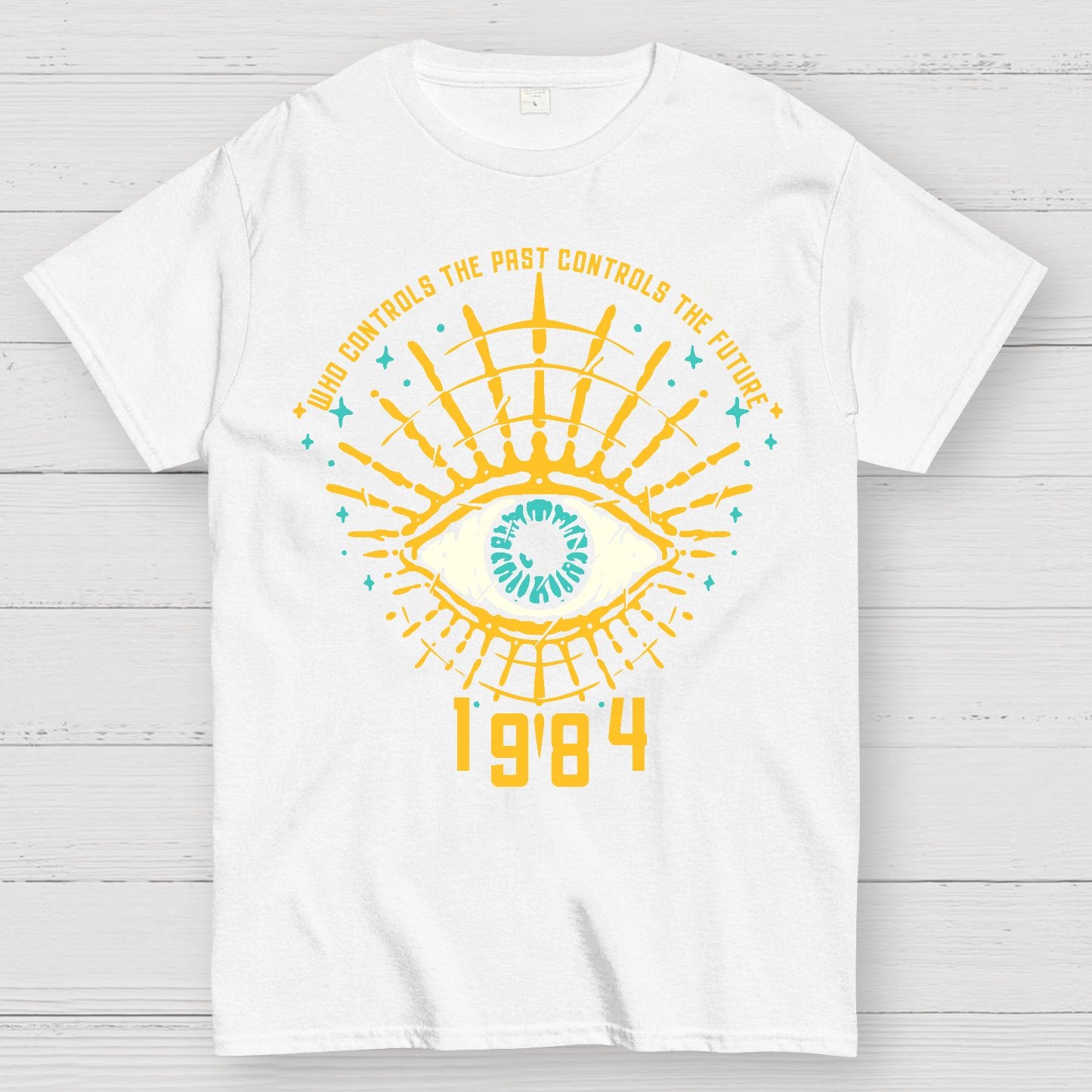 1984 George Orwell Control The Future Geek T-Shirt