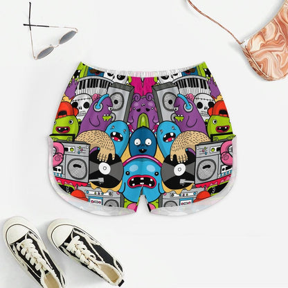 Trend Music Party Women's Geek Suspender Cami Set