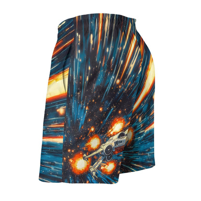 Space War Hawaiian Geek Shorts