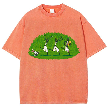 Run Away and Keep Going Vintage Distressed T-shirt