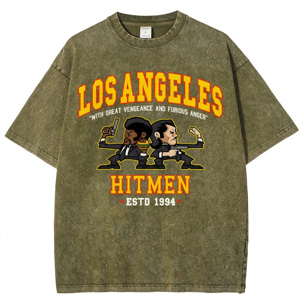 Los Angeles Hitmen Vintage Distressed T-shirt