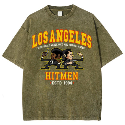 Los Angeles Hitmen Vintage Distressed T-shirt