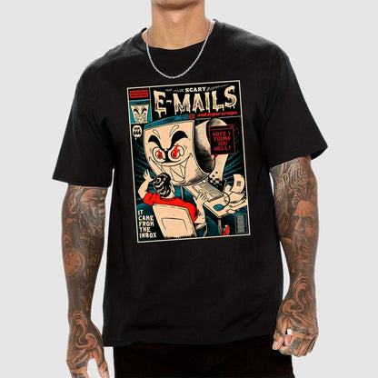Scary E-mails Geek T-Shirt