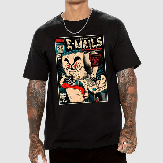 Scary E-mails Geek T-Shirt