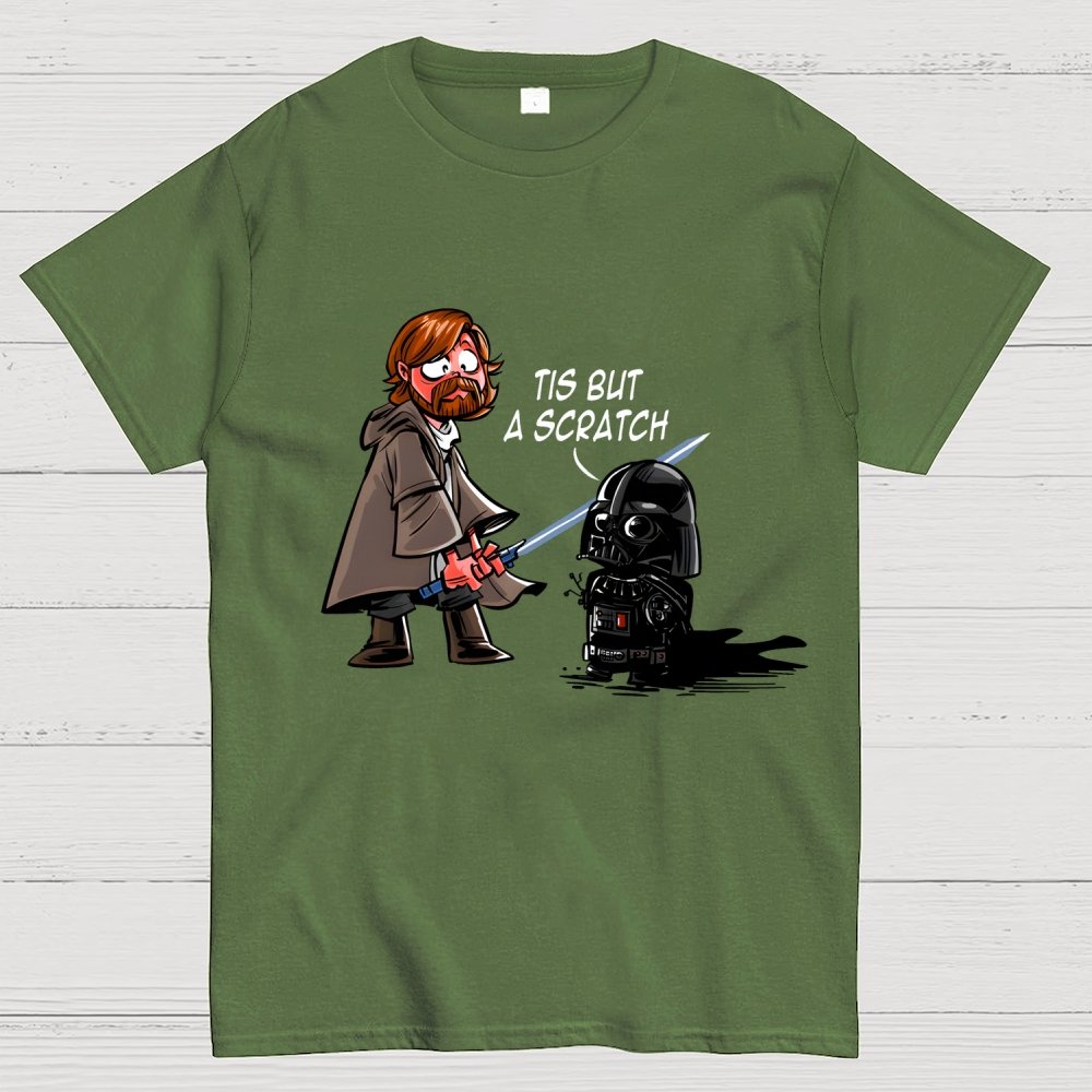 Scratch Skirmishes Tis But A Scratch Geek T-Shirt