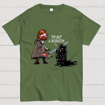 Scratch Skirmishes Tis But A Scratch Geek T-Shirt