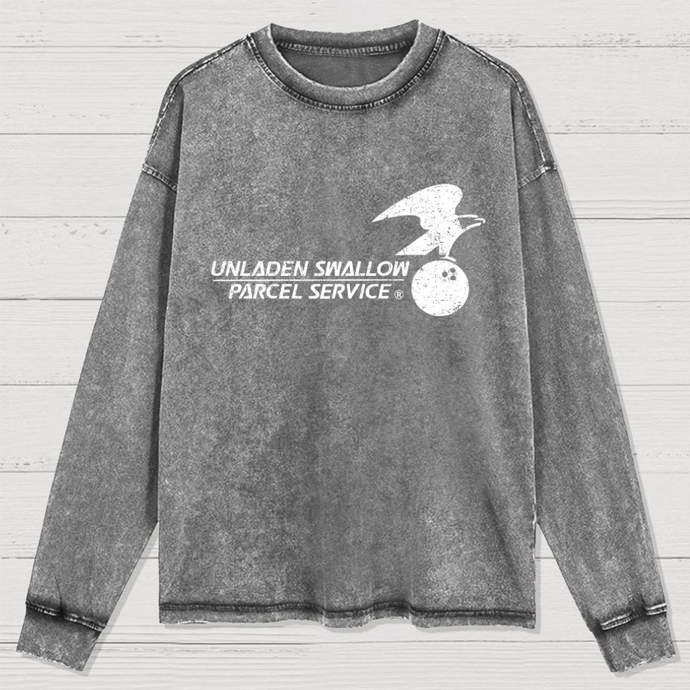 Unladen Bird Parcel Service Washed Long Sleeve Tee