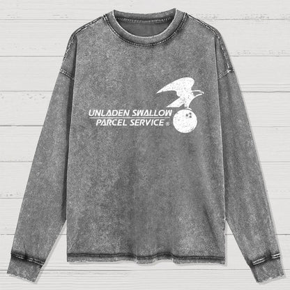 Unladen Bird Parcel Service Washed Long Sleeve Tee
